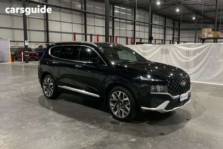 Black 2021 Hyundai Santa FE Wagon Highlander Crdi (Awd)