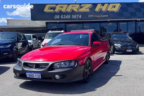 Red 2004 Holden UTE Ute Tray S R