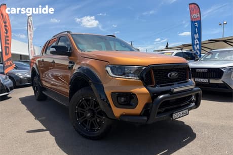 Orange 2021 Ford Ranger Double Cab Pick Up Wildtrak X (4X4)