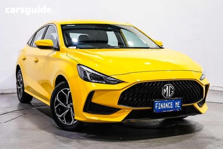 Yellow 2023 MG MG5 Sedan Vibe
