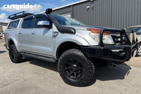 Silver 2013 Ford Ranger Dual Cab Utility Xl 3.2 (4X4)