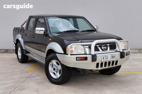 Black 2006 Nissan Navara Dual Cab Pick-up Dx (4X4)