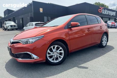 Red 2017 Toyota Corolla Hatchback Ascent Sport