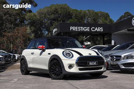 White 2019 Mini Cooper Hatchback 3D Hatch