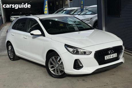 White 2018 Hyundai I30 Hatchback Active