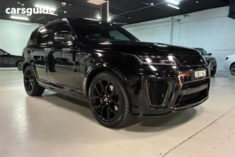 Black 2021 Land Rover Range Rover Sport Wagon P575 Svr (423Kw)