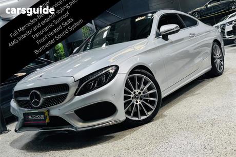 Silver 2018 Mercedes-Benz C300 Coupe