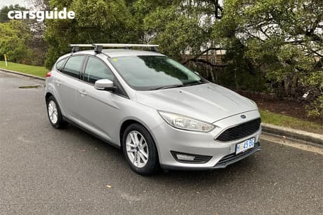 Silver 2017 Ford Focus Hatchback Trend