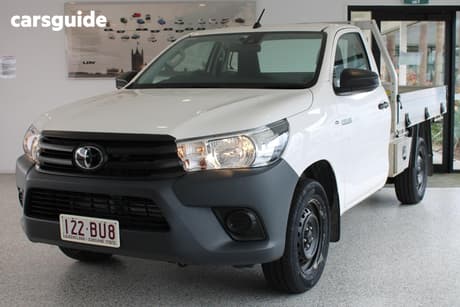 White 2021 Toyota Hilux Cab Chassis Workmate