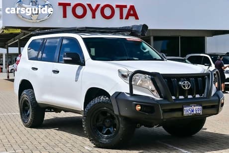 White 2017 Toyota Landcruiser Prado Wagon Gx (4X4)