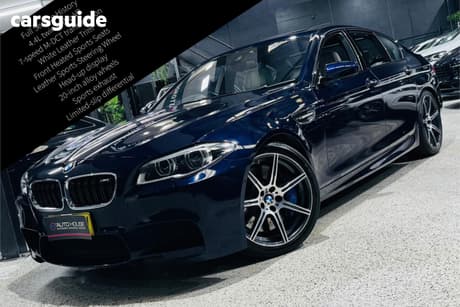 Blue 2015 BMW M5 Sedan Pure