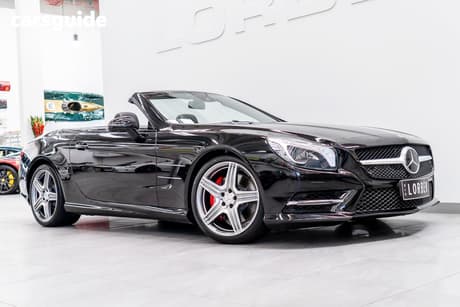 Black 2012 Mercedes-Benz SL500 BlueEFFICIENCY Convertible R231