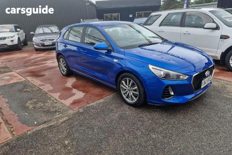 Blue 2017 Hyundai I30 Hatchback Go