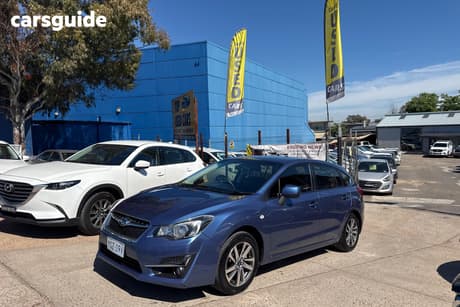 Blue 2016 Subaru Impreza Hatchback 2.0I Premium (Awd)