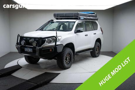 White 2019 Toyota Landcruiser Prado Wagon Gx (4X4)