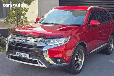 Red 2020 Mitsubishi Outlander Wagon Ls 7 Seat (2Wd)