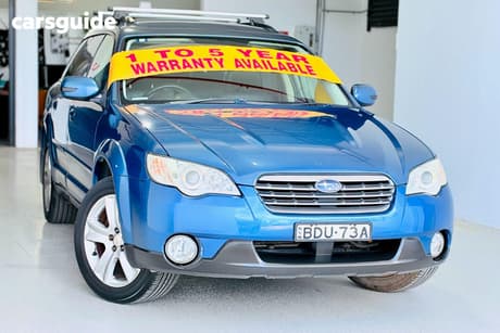 Blue 2007 Subaru Outback Wagon 2.5I