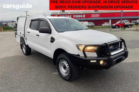White 2022 Ford Ranger Double Cab Chassis Xl 3.2 (4X4)