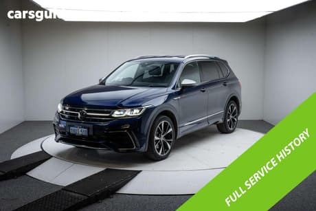 Blue 2022 Volkswagen Tiguan Wagon 162Tsi R-Line