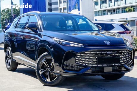 Black 2025 MG Hs Hybrid+ Wagon Excite