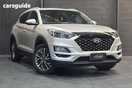 Silver 2019 Hyundai Tucson Wagon Active X (2Wd) Black Int