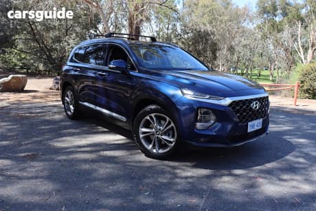 Blue 2018 Hyundai Santa FE Wagon Highlander Crdi (4X4)