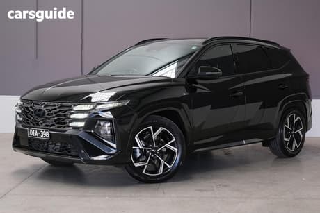 Black 2024 Hyundai Tucson Wagon Premium N Line Hybrid (Awd)