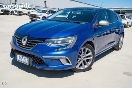 Blue 2016 Renault Megane Hatchback Gt-Line