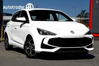 White 2025 MG MG3 Hatchback Excite Hybrid+