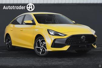 Yellow 2025 MG MG5 Sedan Essence