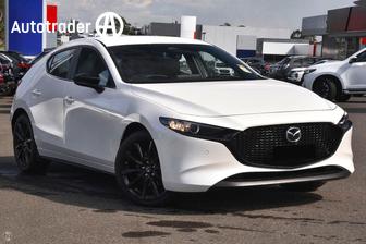 White 2026 Mazda Mazda3 Hatchback G25 Evolve Sp Vision