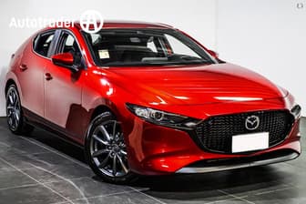 Red 2025 Mazda Mazda3 Hatchback G20 Evolve