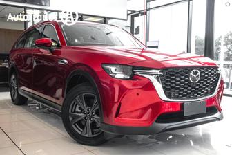Red 2025 Mazda CX-80 Wagon G40E Touring