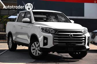 White 2025 KGM Ssangyong Musso Crew Cab Pickup Elx