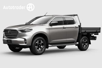 Red 2021 Mazda BT-50 Dual Cab Chassis Xtr (4X4)