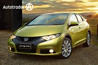 Red 2013 Honda Civic Hatchback Vti-L