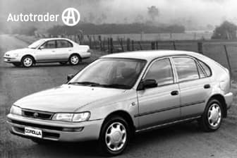 Silver 1999 Toyota Corolla Liftback Csi Seca