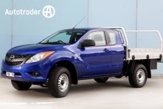 White 2014 Mazda BT-50 Freestyle Cab Chassis Xt (4X2)