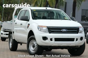 White 2012 Ford Ranger Dual Cab Chassis Xl 3.2 (4X4)