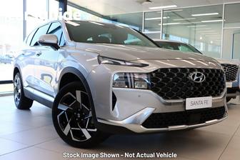 Silver 2022 Hyundai Santa FE Wagon Elite Crdi (Awd)