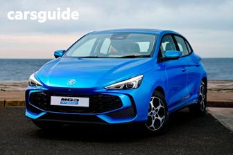 Red 2025 MG MG3 Hatchback Excite Hybrid+