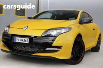 Black 2012 Renault Megane Coupe Rs 265 Trophy +