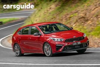 Red 2020 Kia Cerato Hatchback Gt Safety Pack