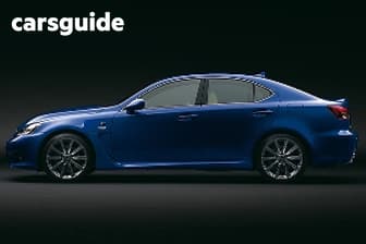 Black 2005 Lexus IS F Sedan