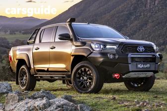 Red 2021 Toyota Hilux Double Cab Pick Up Rugged X (4X4)