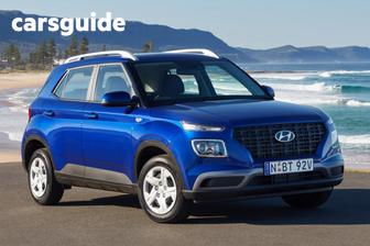 Blue 2025 Hyundai Venue Wagon