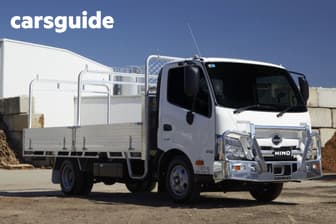 2026 Hino 300 Crew Cab Chassis 721 4400 Wide Crew Alloy Tray