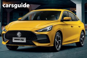 Black 2025 MG MG5 Sedan Essence