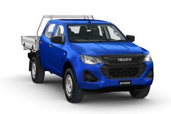 Blue 2025 Isuzu D-MAX Crew Cab Chassis Sx (4X4)