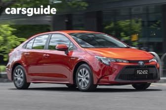 Red 2024 Toyota Corolla Sedan Ascent Sport